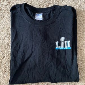 Super Bowl LII black t-shirt